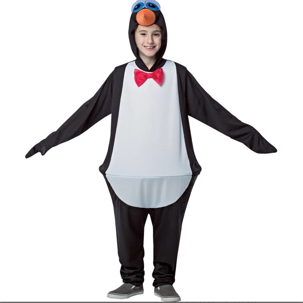 Penguin Hoopster Halloween Costume for Kids Age 7-10